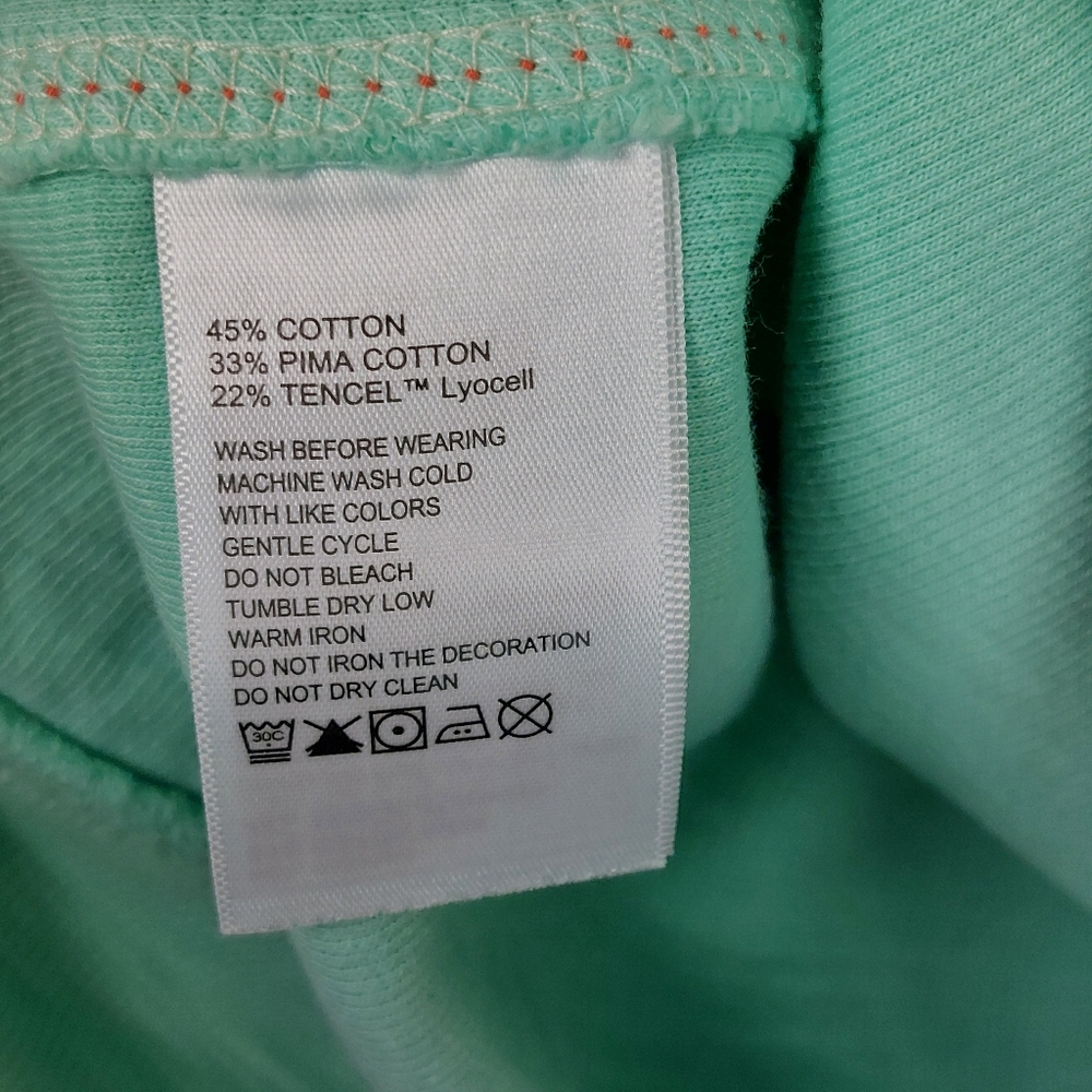 TOMMY BAHAMA TABAGO BAY CREWNECK MENS MINT GREEN LONG SLEEVE SWEATSHIRT SIZE XLT - Picture 8 of 9